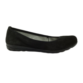 Ballerine da donna in pelle Filippo 024 nero