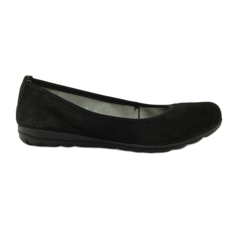 Ballerine da donna in pelle Filippo 024 nero