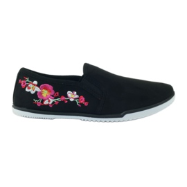 Sneakers Mckey 180 in suede floreale nero
