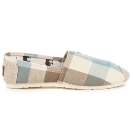 L. Day Comode espadrillas a scacchi multicolore