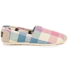 L. Day Comode espadrillas a scacchi multicolore