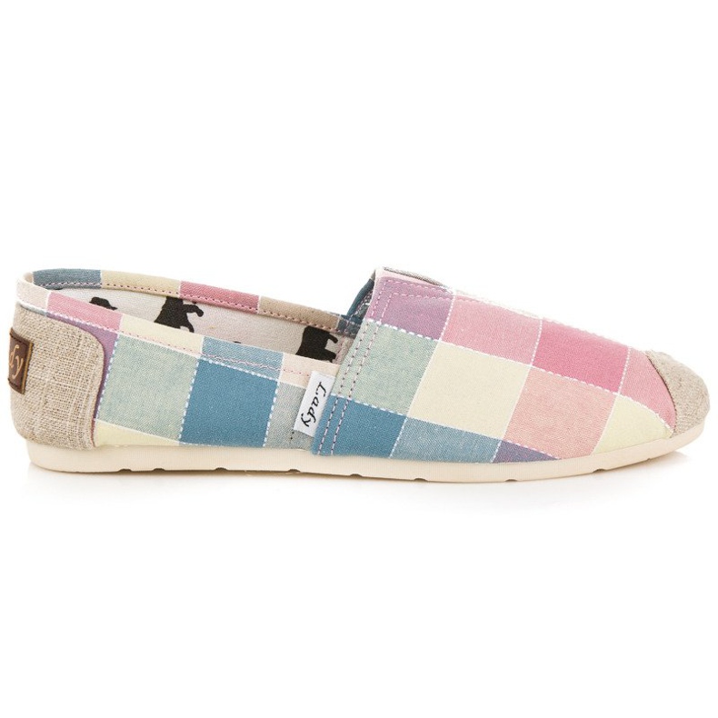 L. Day Comode espadrillas a scacchi multicolore