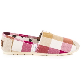 L. Day Comode espadrillas a scacchi multicolore