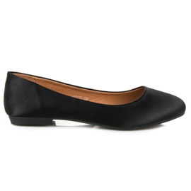 Ch. Creation Ballerine nere satinate nero