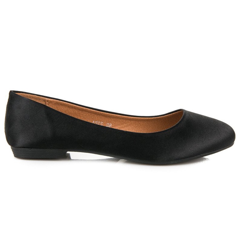 Ch. Creation Ballerine nere satinate nero