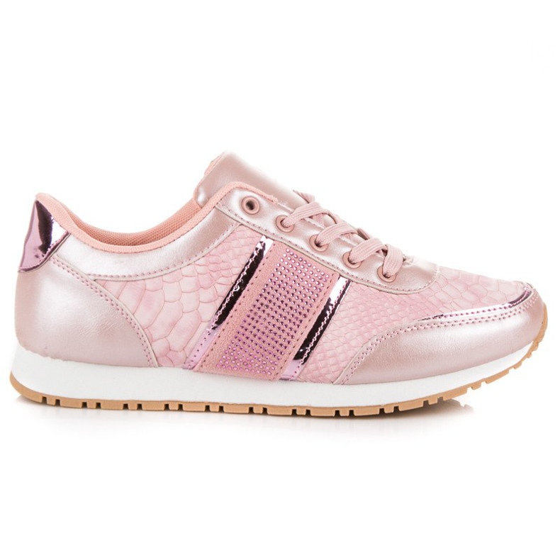 Sneakers rosa animalier