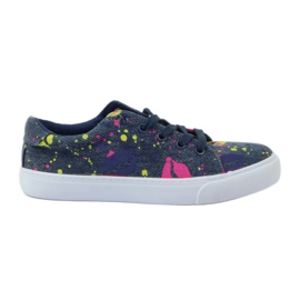 American Club Sneakers sneakers in denim in bocca americana blu navy
