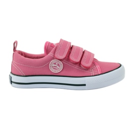 American Club Sneakers rosa americane con velcro