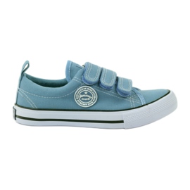 American Club Sneakers blu americane con velcro