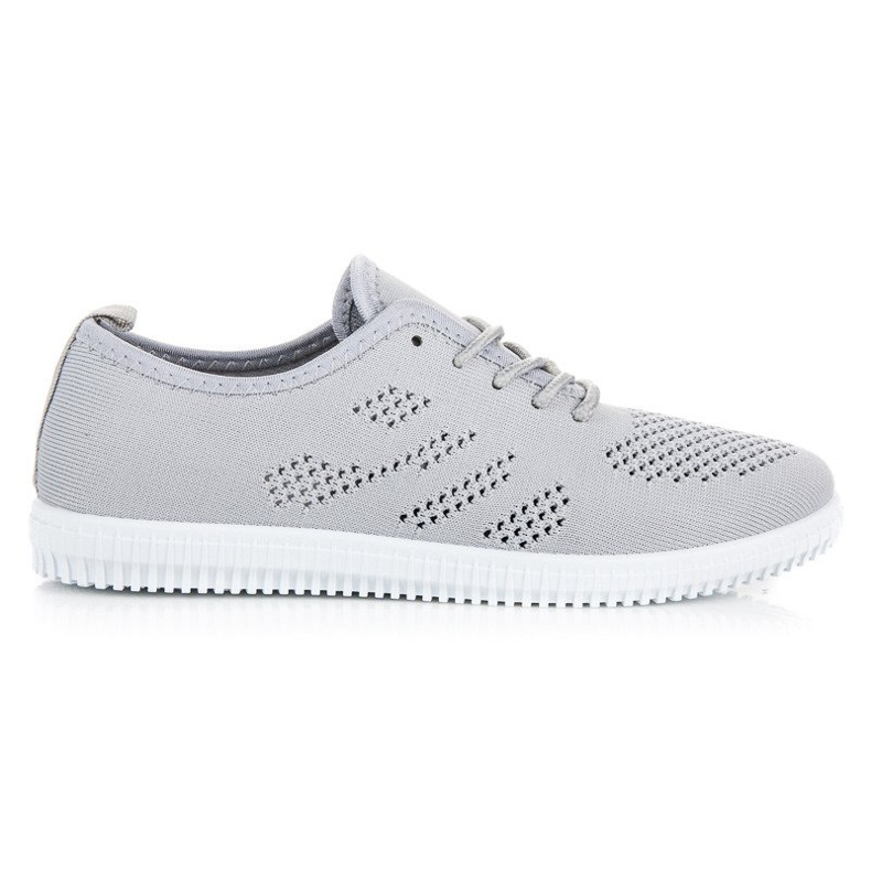 Sneaker in tessuto leggero grigio