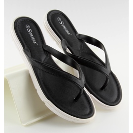 Nero Infradito da donna nero CK41P Nero