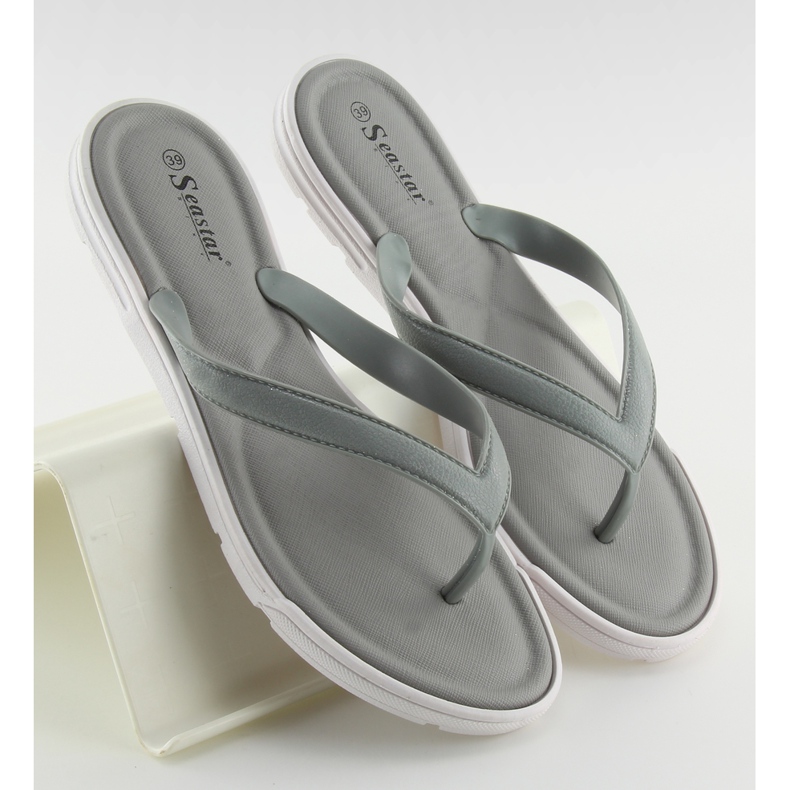 Grigio Infradito da donna CK41P Grigio