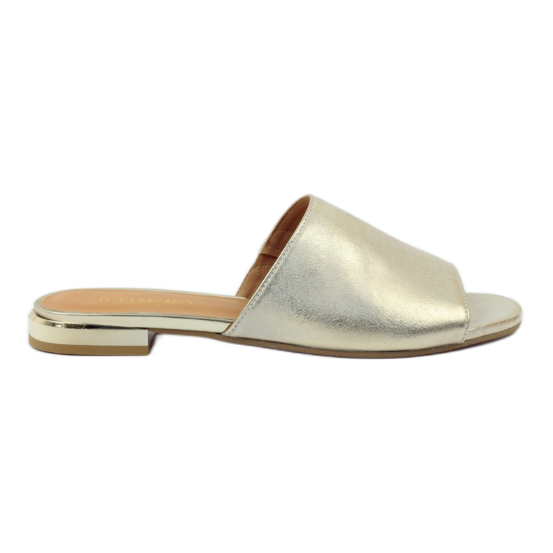 Eleganti ciabatte Badura 5155 oro d'oro