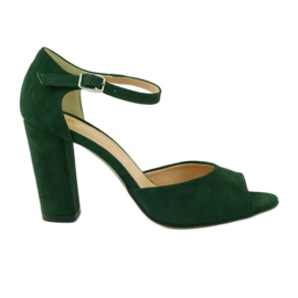 ESPINTO 246 sandali verdi verde rosso