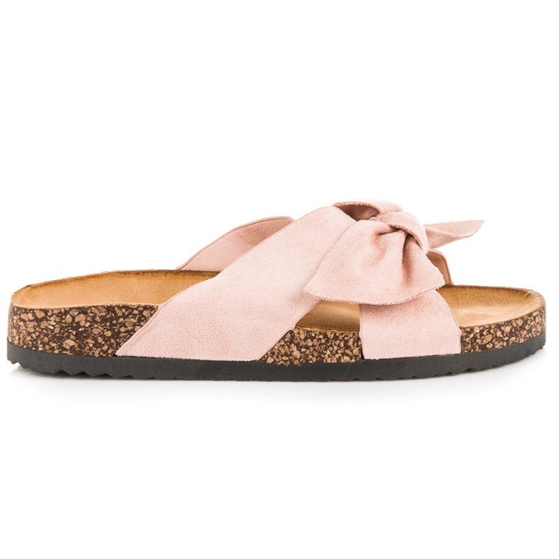 Bello Star Ciabatte in camoscio rosa