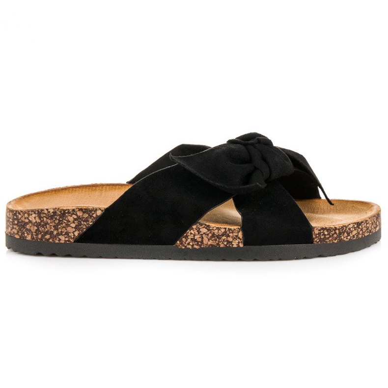 Bello Star Ciabatte in camoscio nero