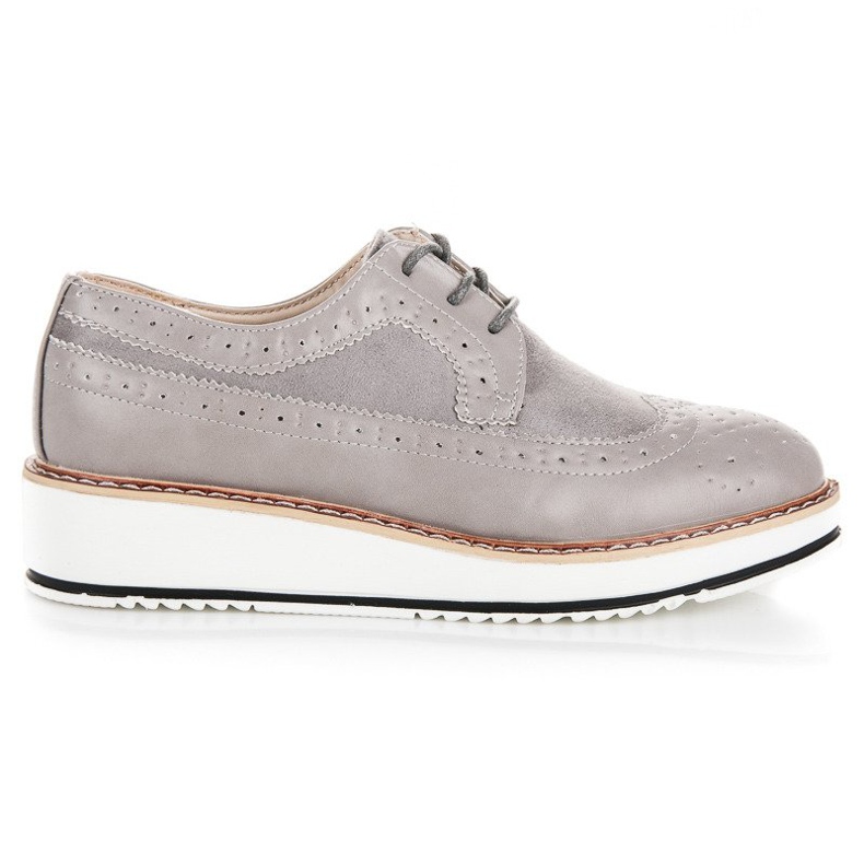 Super Me Scarpe stringate grigie grigio