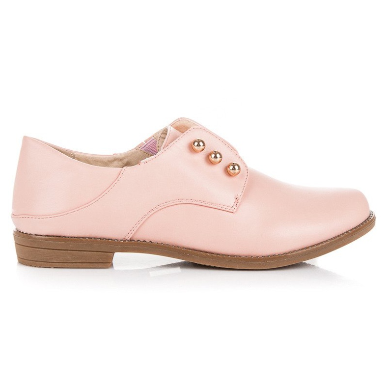Anesia Paris Eleganti scarpe senza lacci rosa