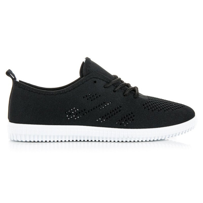 Sneaker in tessuto leggero nero