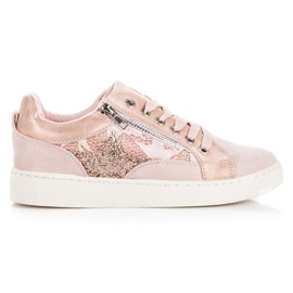 Erynn Sneakers allacciate alla moda rosa