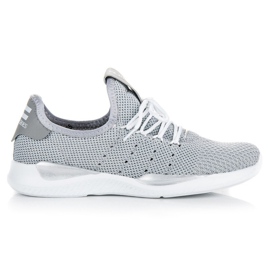 Sneakers slip-on grigie grigio