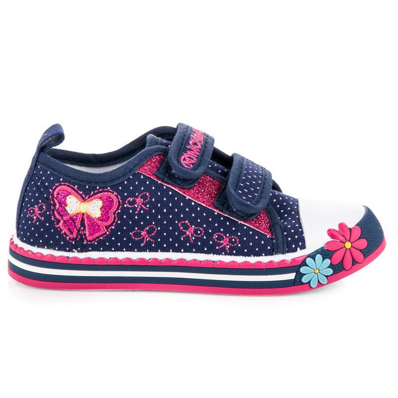Scarpe da ginnastica per una ragazza mckeylor rosa blu navy