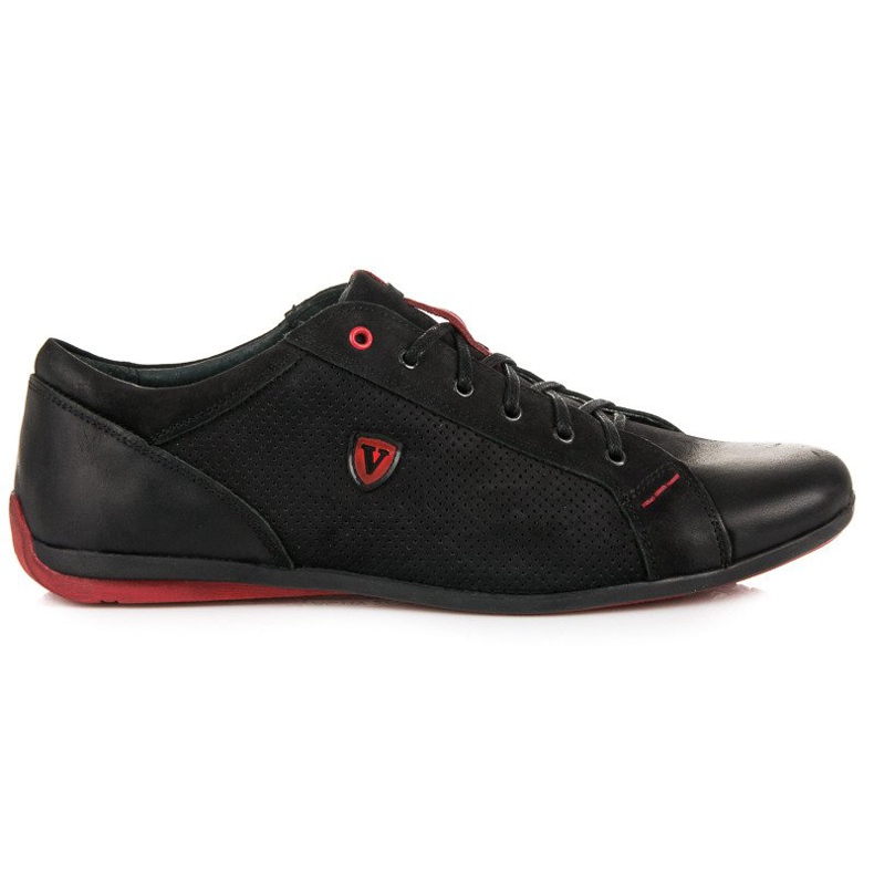 Wolski Sneakers da uomo in pelle nero