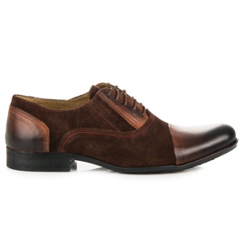 Wolski Oxford in pelle marrone