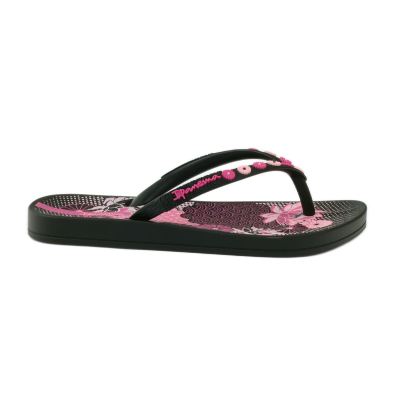 Ipanema 82387 infradito a fiori nero rosa