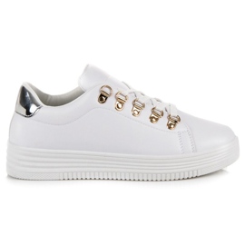 Lovery Sneakers bianche alla moda bianco