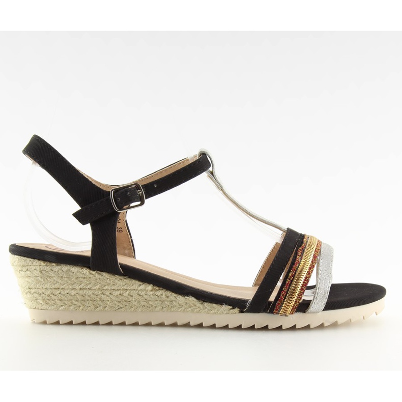 Sandali da donna espadrillas nero negro
