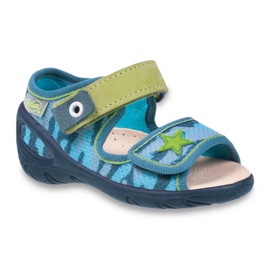 Befado scarpe per bambini pu 433P023 verde blu