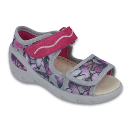 Befado scarpe per bambini pu 433P029 viola grigio