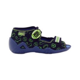 Scarpe per bambini Befado verde 250P070 blu navy