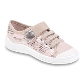 Scarpe per bambini Befado 251Y089 rosa grigio