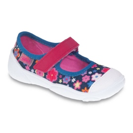 Scarpe per bambini Befado 209P026 blu navy rosa
