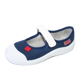 Scarpe per bambini Befado 208X036 blu navy bianco