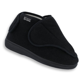 Scarpe da uomo Dr.Orto Befado per Velcro PU 163M002 NERO