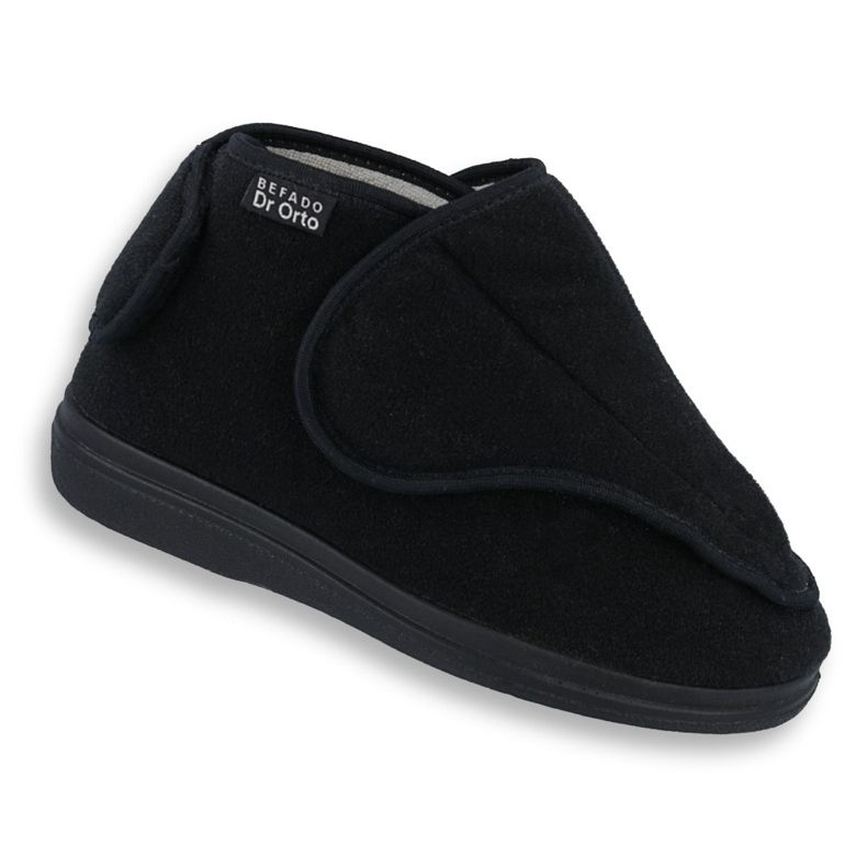 Scarpe da uomo Dr.Orto Befado per Velcro PU 163M002 NERO