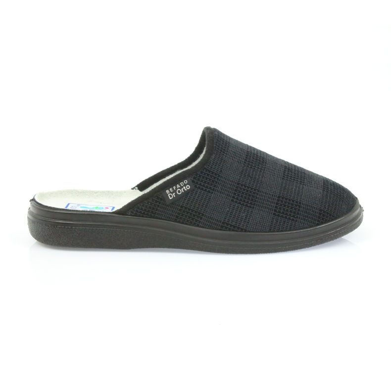 Befado scarpe da uomo pu 125M011 nero grigio