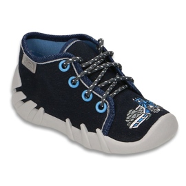 Scarpe da bambino colorate Befado 130P063 blu navy