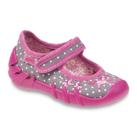 Scarpe per bambini Befado 109P154 rosa grigio