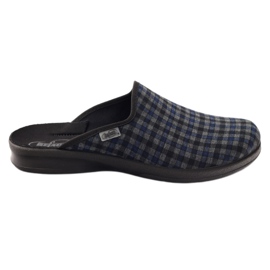Befado scarpe da uomo pu 548M009 grigio blu navy