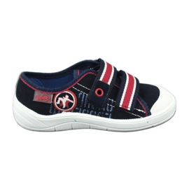 Scarpe per bambini Befado 672X058 rosso blu navy