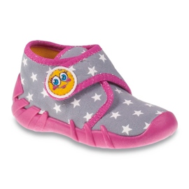 Scarpe per bambini Befado 523P010 rosa grigio