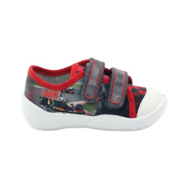 Scarpe per bambini Befado 907P093 rosso grigio