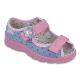 Scarpe per bambini Befado 969X093 blu navy rosa
