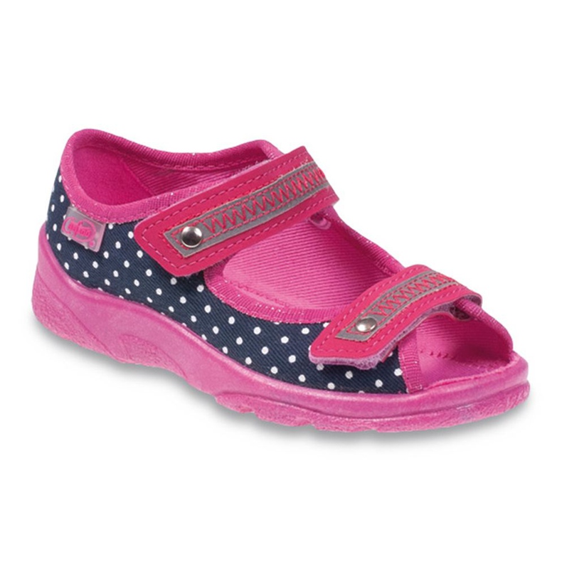 Scarpe per bambini Befado 969X108 blu navy rosa