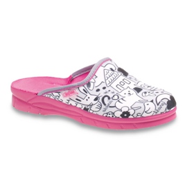 Befado scarpe per bambini disegno da colorare 708X003 rosa bianca