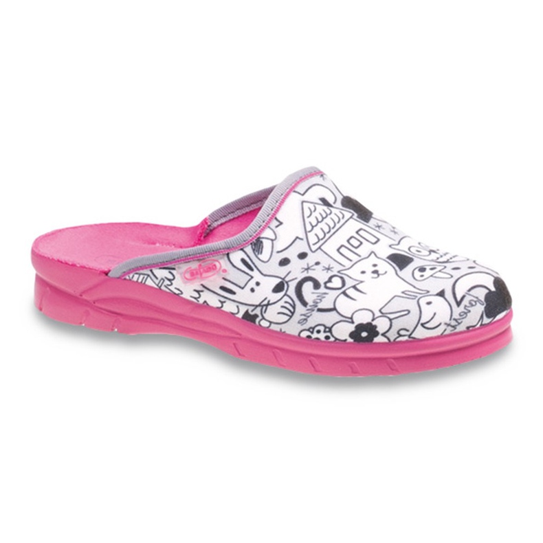 Befado scarpe per bambini disegno da colorare 708X003 rosa bianca
